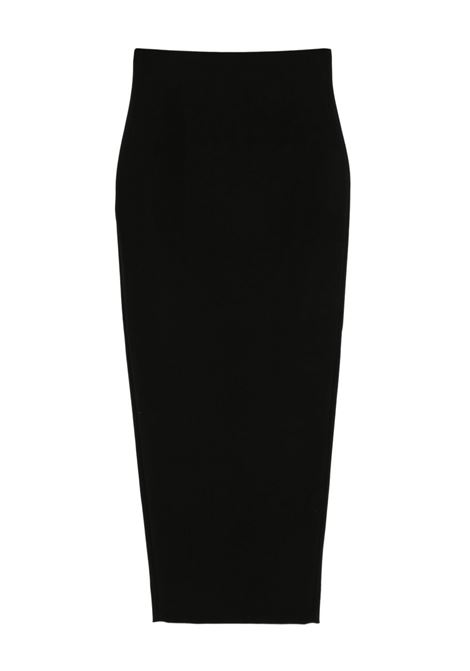 Gonna a vita alta in nero Rick owens - donna RICK OWENS | RP02E4344WST09